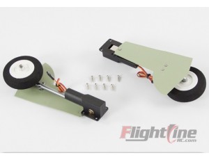 Flightline 1.2M Hawker Sea Fury Electric Retract Main Landing Gear Set 